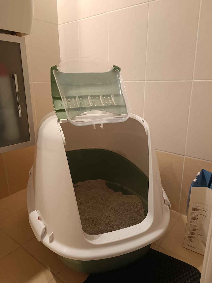 MPS Toaletă Pisică Închisă Verde L66 x W49 x H47buc
