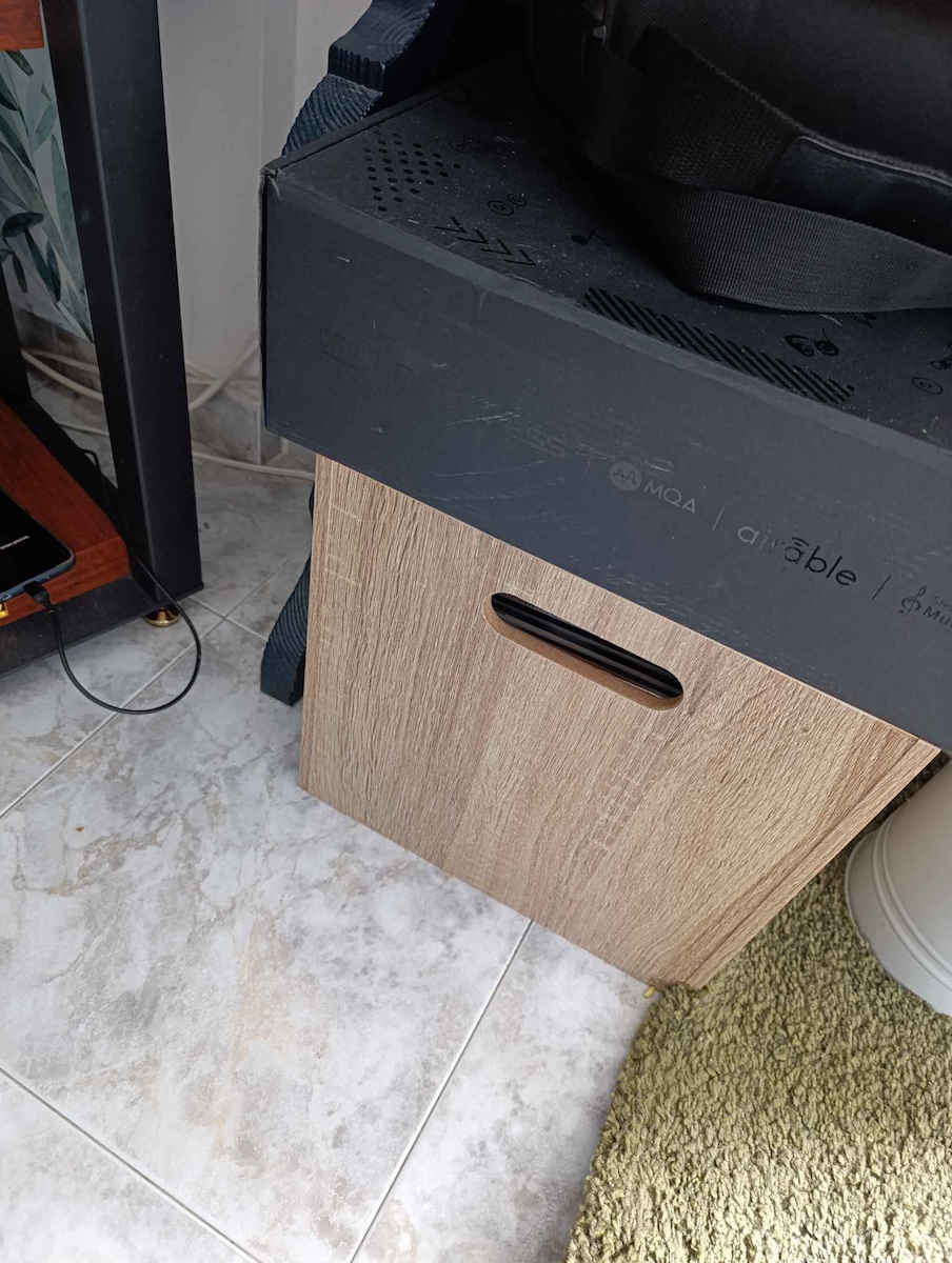Wooden Storage Box Beige 30.3x30.3x30.3cm 1pcs