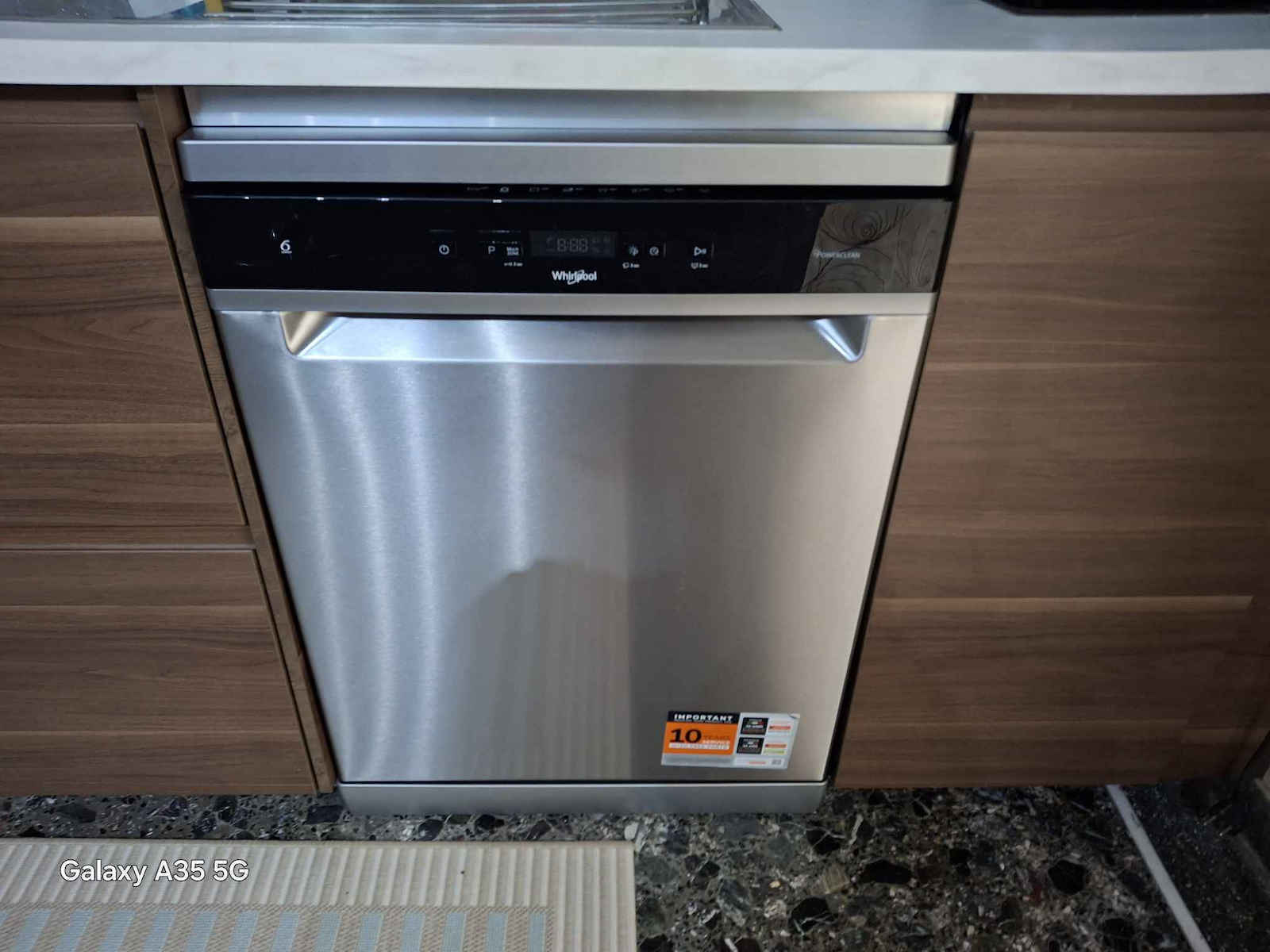 Whirlpool Ελεύθερο Πλυντήριο Πιάτων για 14 Σερβίτσια NaturalDry Π60xY85εκ. Inox