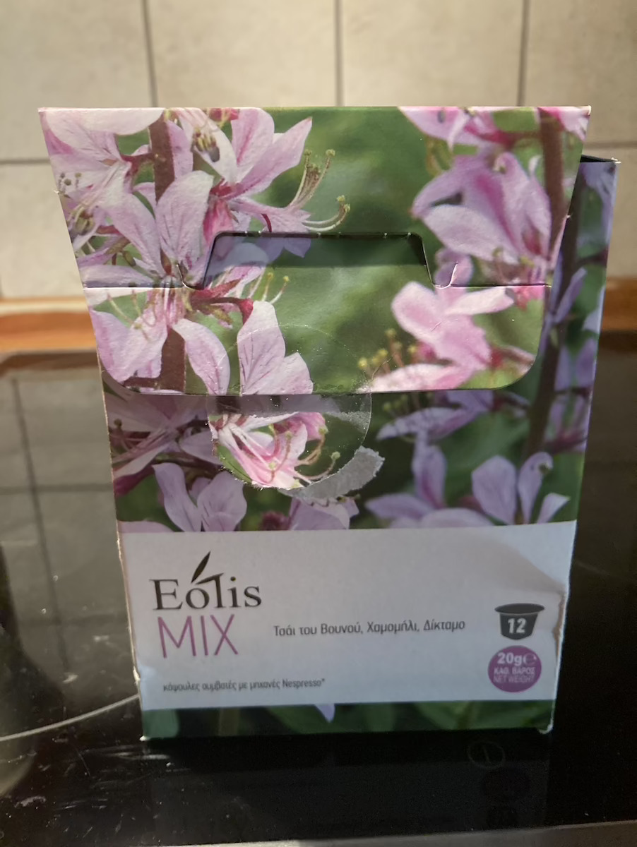 Eolis Capsules Tea Mix Compatible with Machine Nespresso 12caps,tobolek