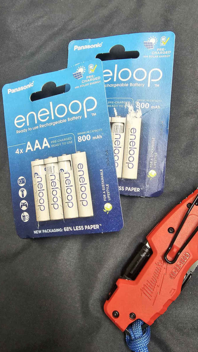 Panasonic Eneloop Επαναφορτιζόμενες Μπαταρίες AAA Ni-MH 800mAh 8τμχ