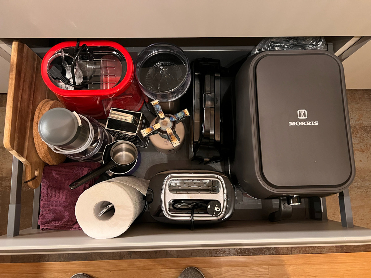 Morris Slim Air Fryer 8lt Black