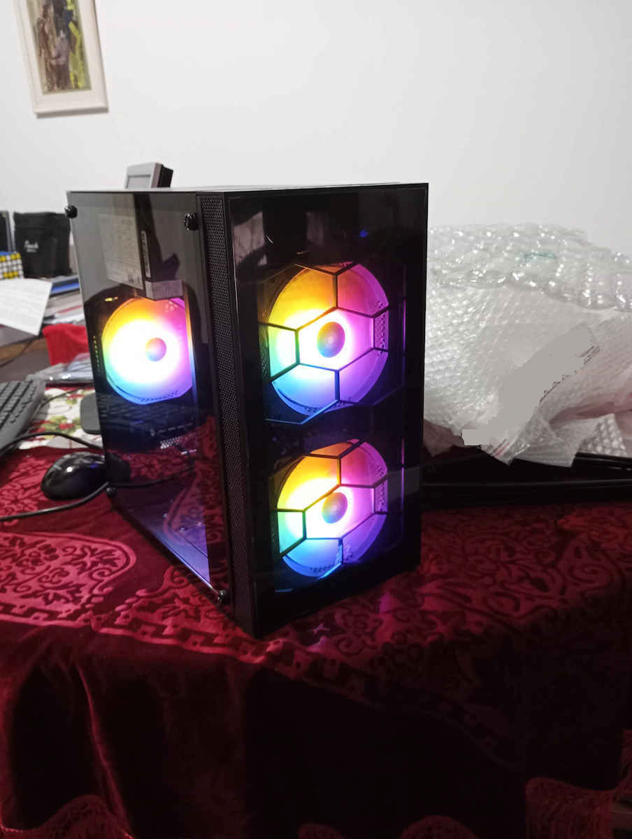 Vengeance Beast-K2 Desktop PC (Ryzen 5-5600G/8GB DDR4/240GB SSD/No OS)