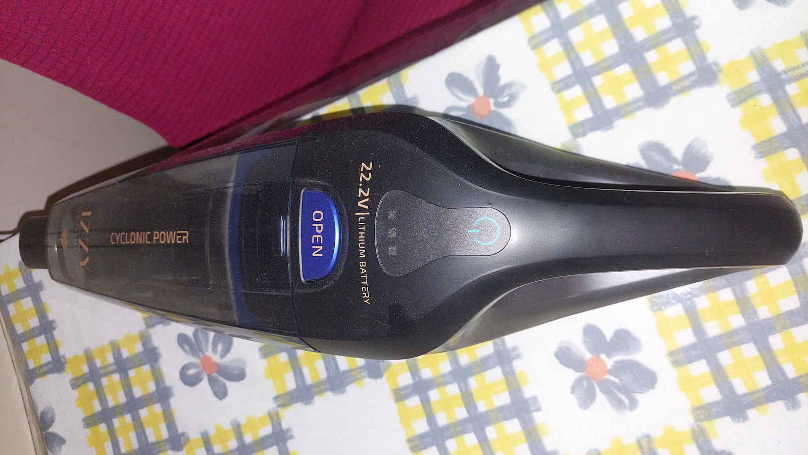 Izzy Cyclonic Power IZ-4005 Επαναφορτιζόμενο Σκουπάκι Χειρός 22.2V Μαύρο