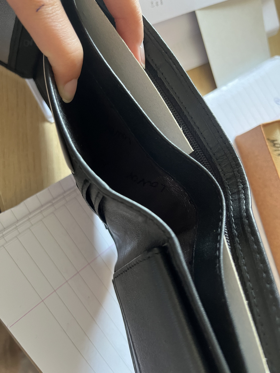 Leather Men's Wallet Classic with RFID Black
