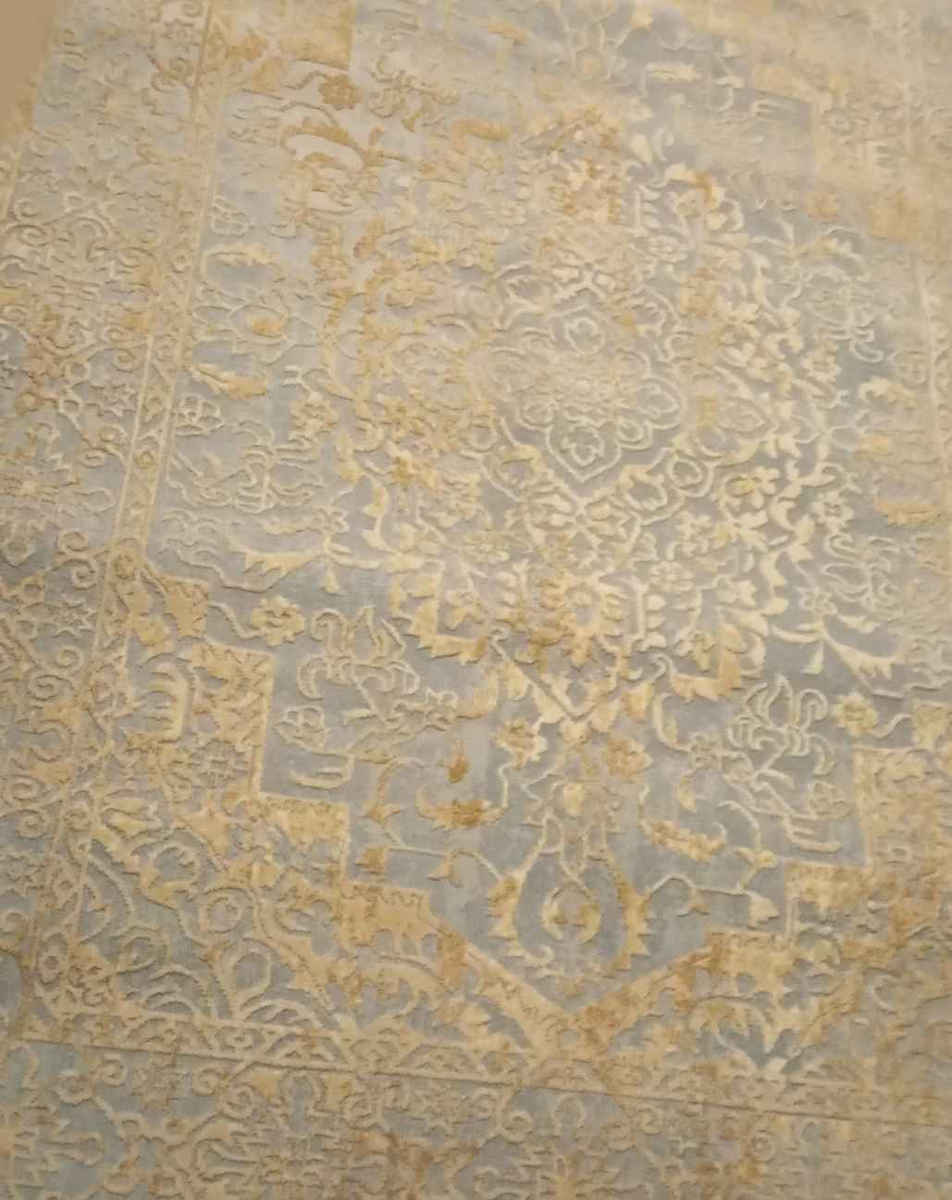 Klonaras Velvet 7323 Χαλί Ορθογώνιο Aqua Beige 67x140cm