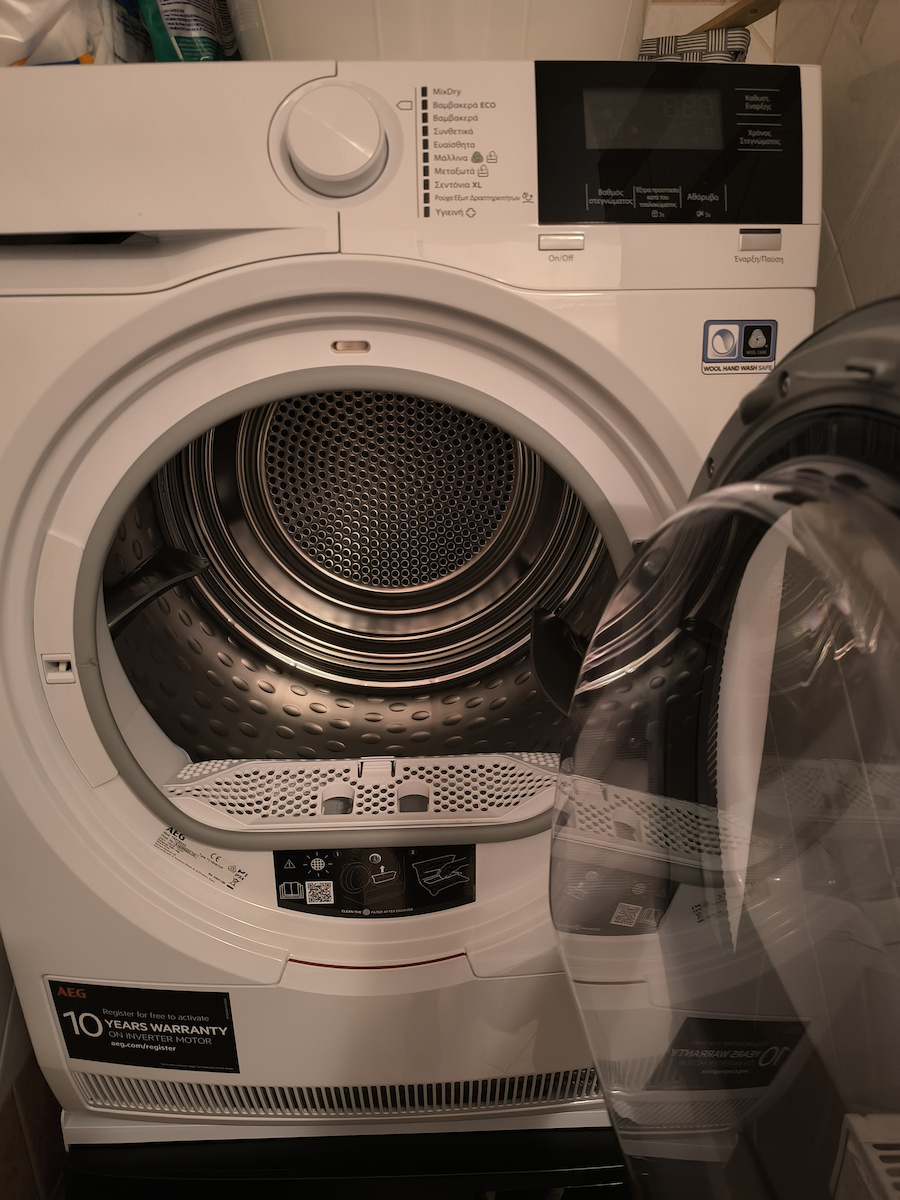 AEG TR818A4G Στεγνωτήριο 8kg με Αντλία Θερμότητας