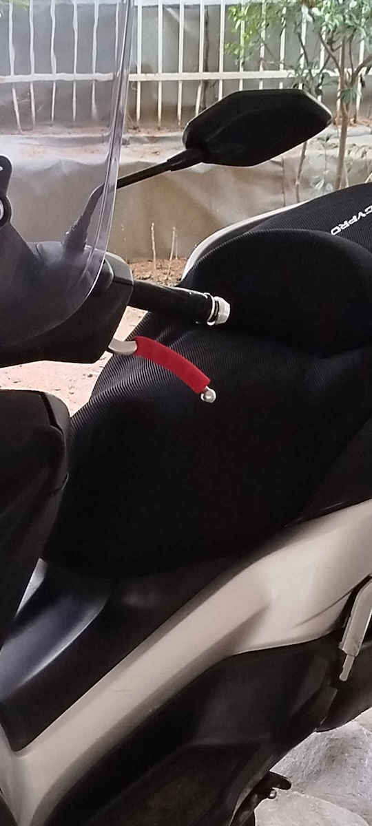 Takegawa Motorcycle Lever Guards Red