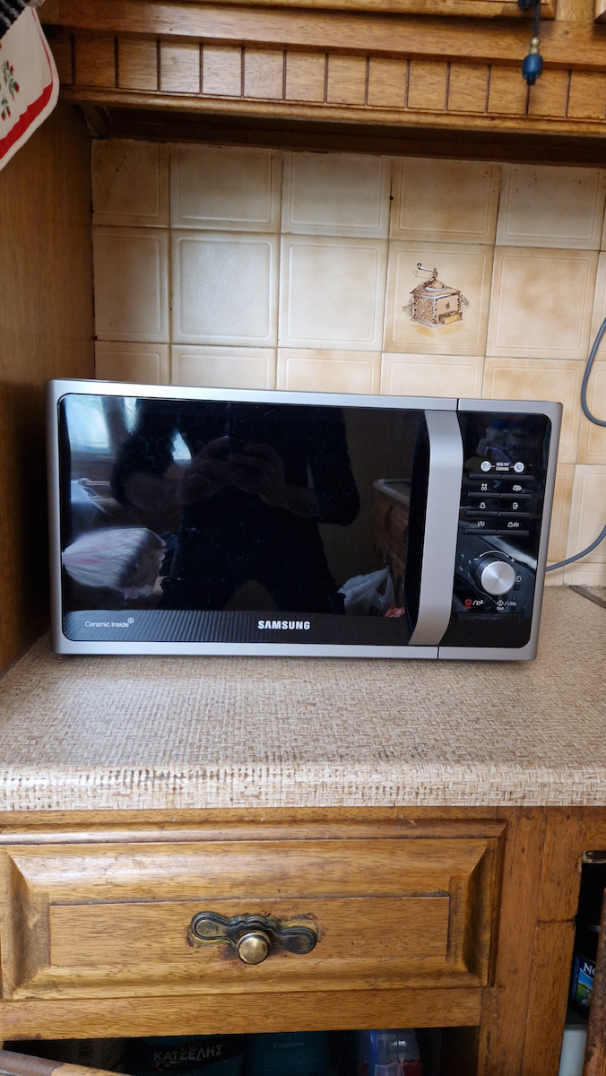 Samsung MS23F301TAK Φούρνος Μικροκυμάτων 23lt Μαύρος