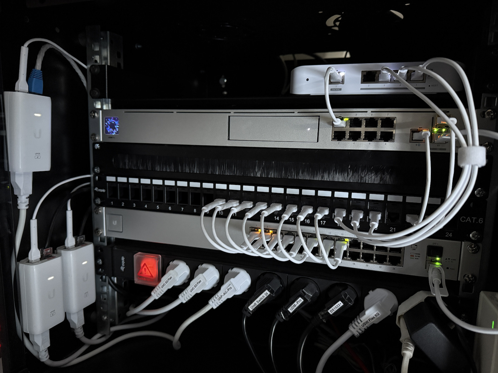 Ubiquiti U/UTP Cat.6 (Gigabit) Καλώδιο Δικτύου Ethernet 1m Λευκό