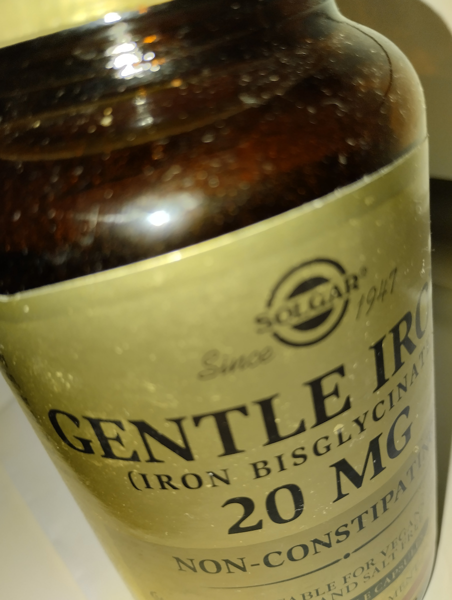Solgar Gentle Iron 20mg 180 veg. caps