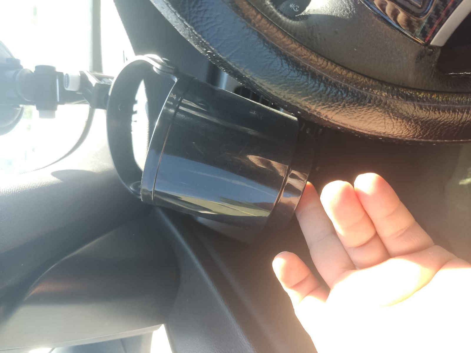 Car Cup Holder 1 Position with Suction Cup