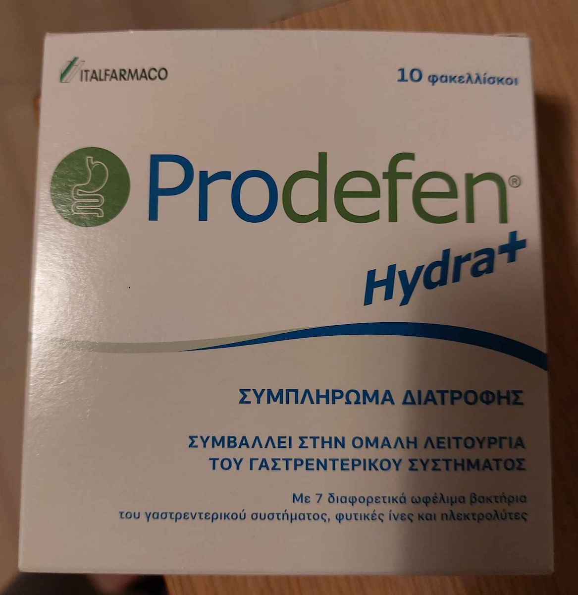 ITF Hellas Prodefen Hydra+ Ειδικό Συμπλήρωμα Διατροφής 10 φακελίσκοι