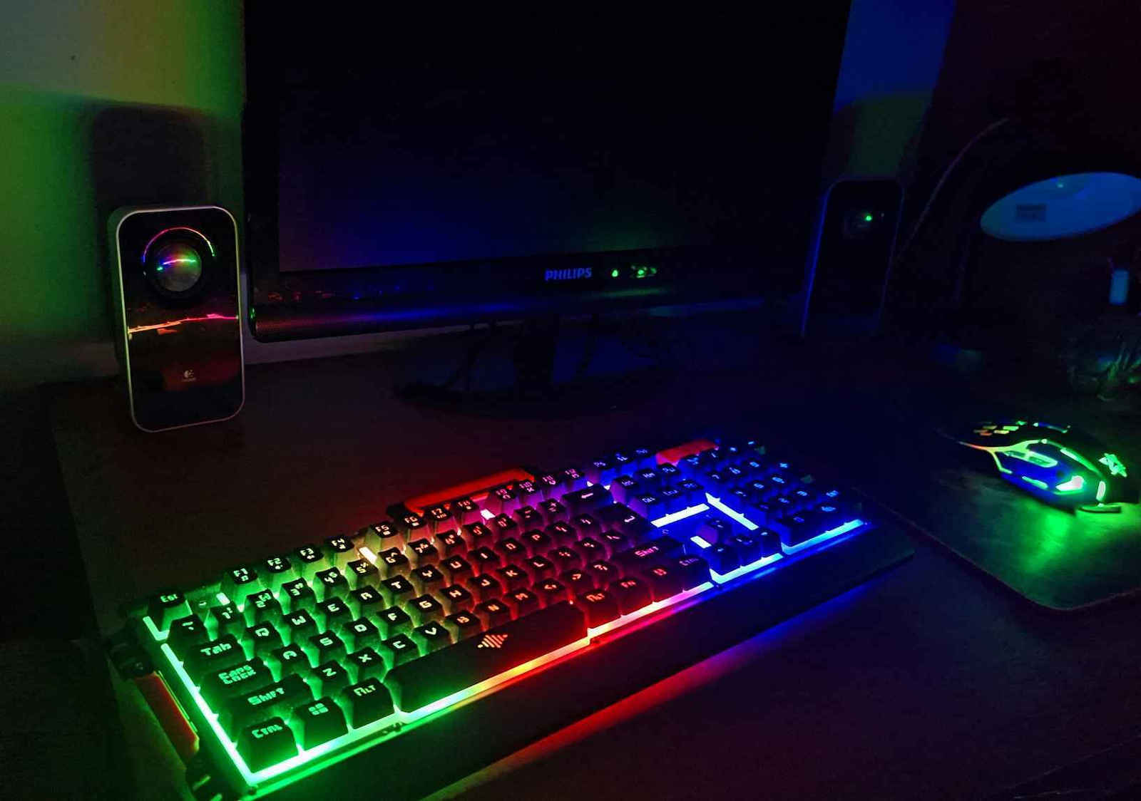 K33 Σετ Gaming Πληκτρολόγιο με RGB φωτισμό & Ποντίκι (Αγγλικό US)