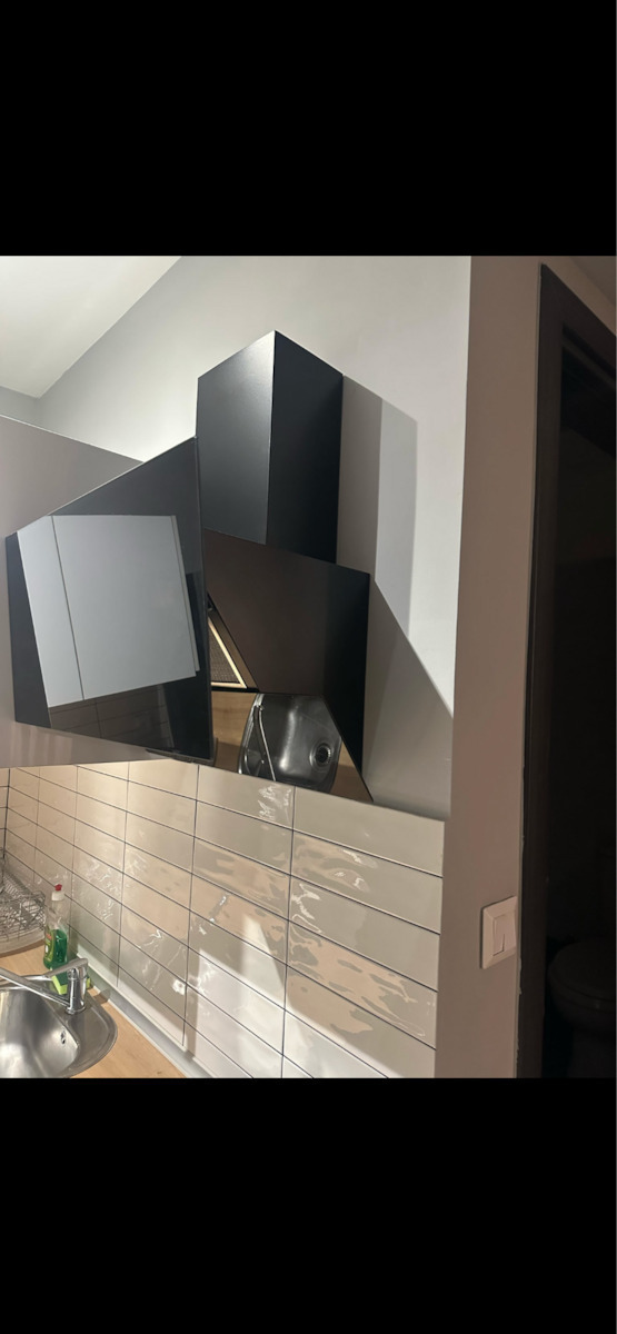 Silifo Chimney Vent Hood 60cm Black