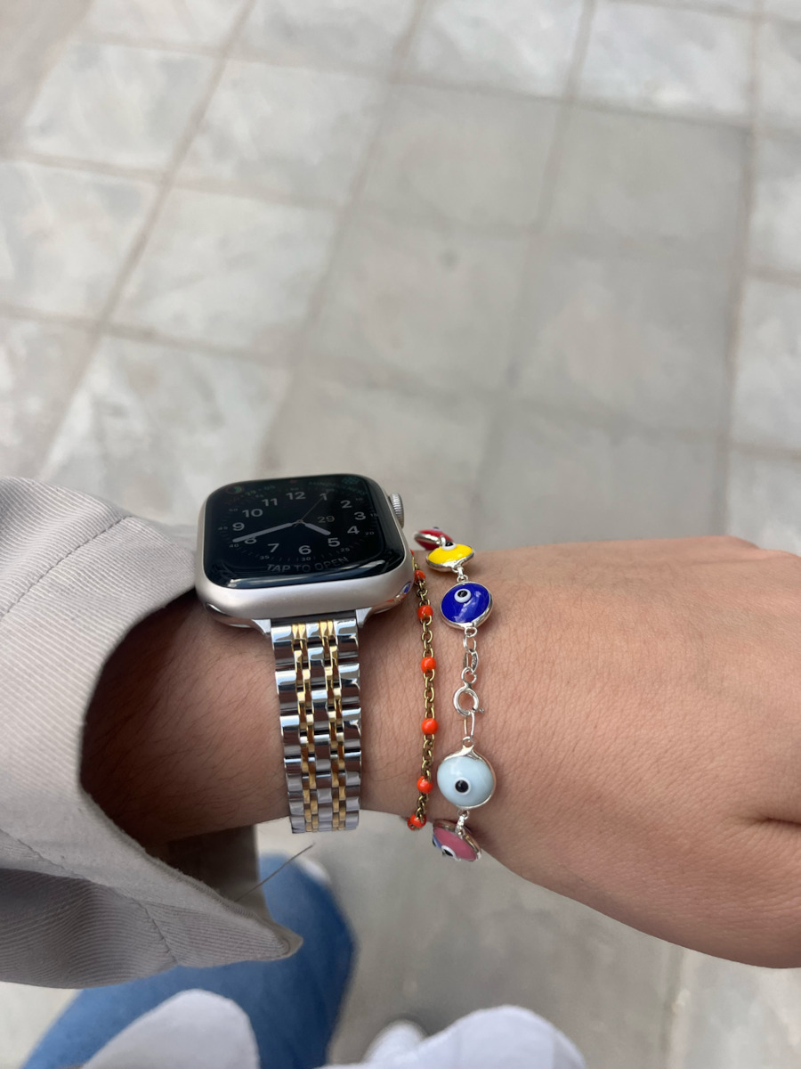Каишка Неръждаема стомана Сив (Apple Watch 44/45/46mm/Ultra 49mm)