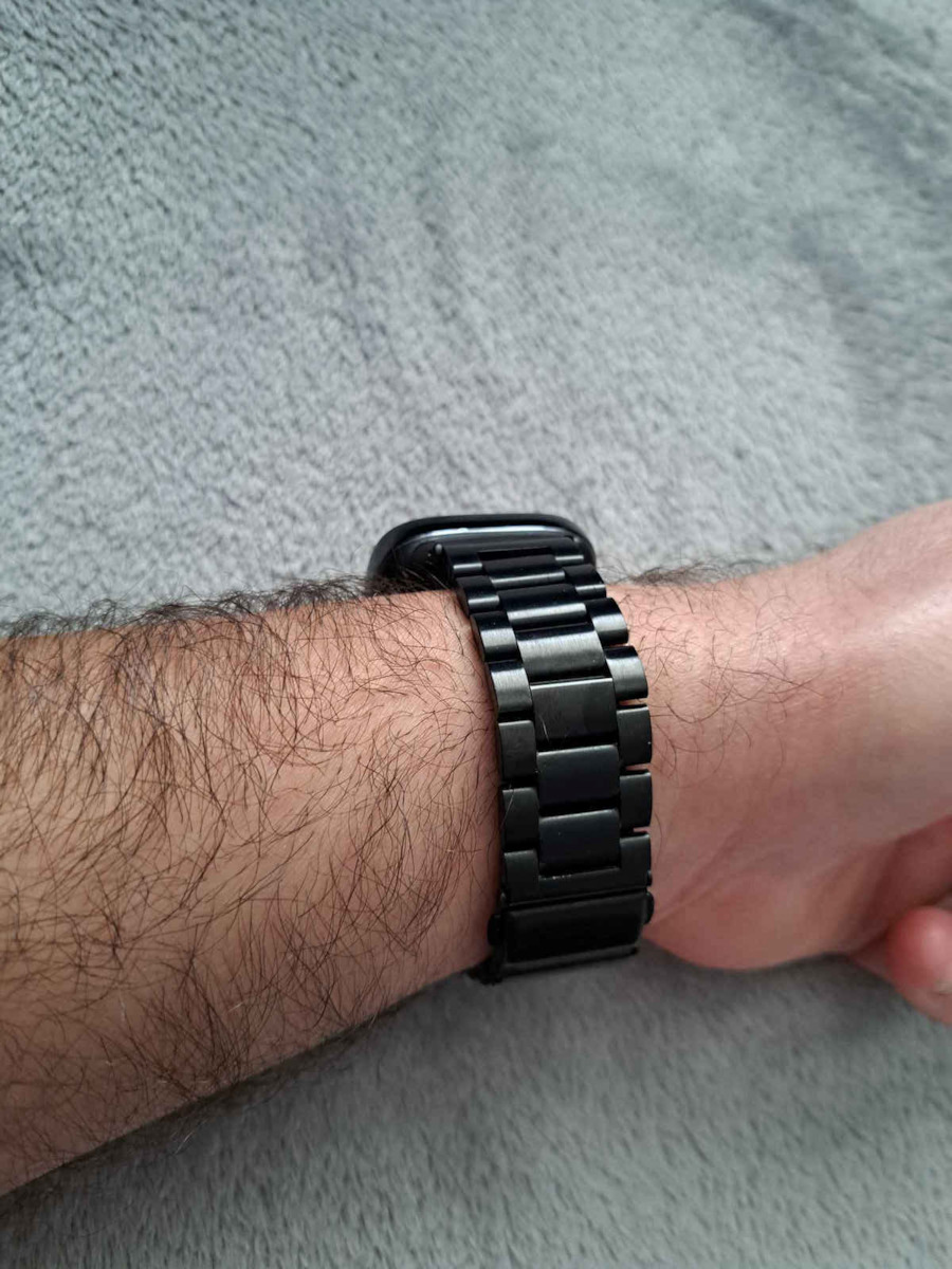 Three Bead Λουράκι Ανοξείδωτο Ατσάλι Μαύρο (Redmi Watch 3 Active)