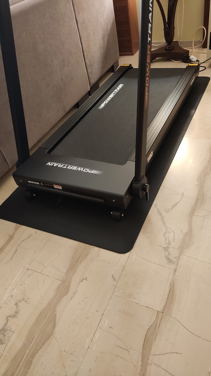 Viking Подложки Подови настилки за фитнес оборудване За Фитнес Черен 180x80x0.5см 1бр