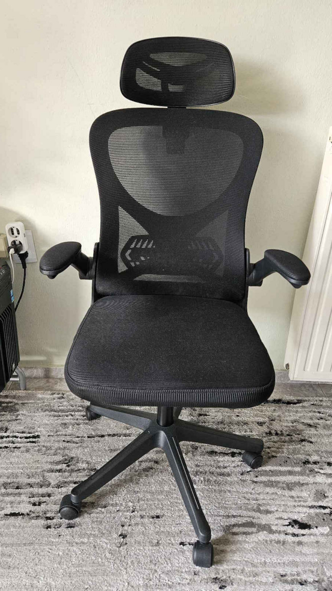 Pakketo Anthony Executive Chair with Arms Black