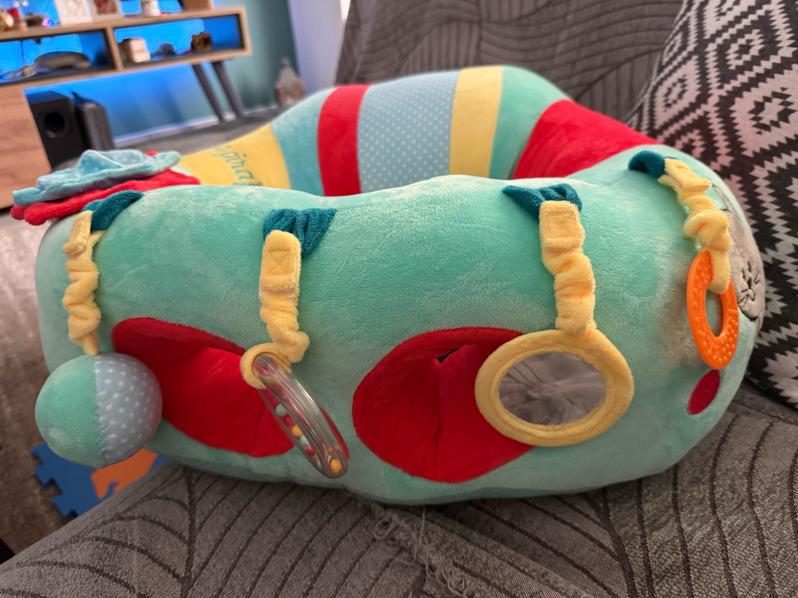 Sophie La Girafe Seat & Play Tummy Time Pillow for 3+ Months