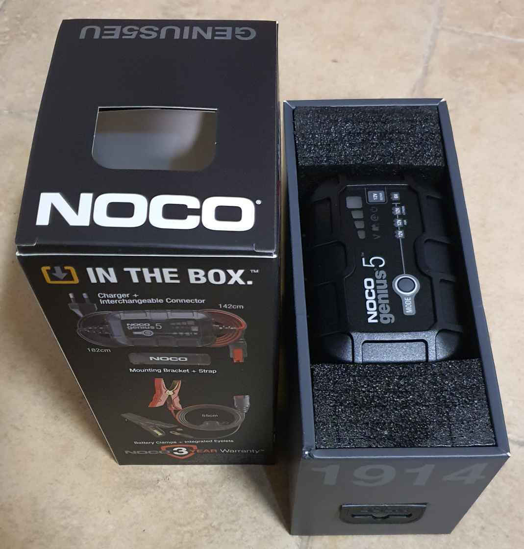 Noco Genius5 Car Battery Charger & Maintainer 6/12V