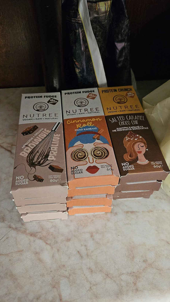 Nutree Fudge Bars with 25% Protein & Flavor Cookie Dough 6x50gr