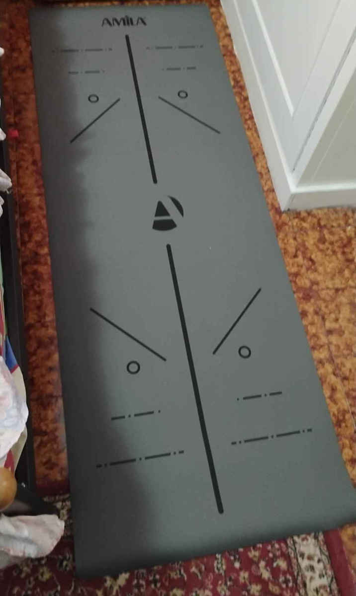 AMILA Exercise Mat Gray (183x65x0.4cm)