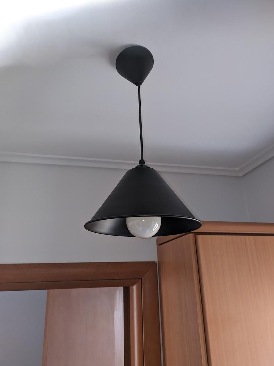 ArkoLight Κρεμαστό Φωτιστικό Μαύρο με Ντουί E27 22x22εκ.