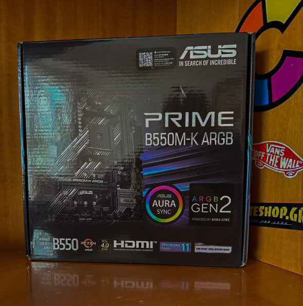 Asus Prime B550M-K ARGB Mainboard Micro ATX mit AMD AM4 Sockel