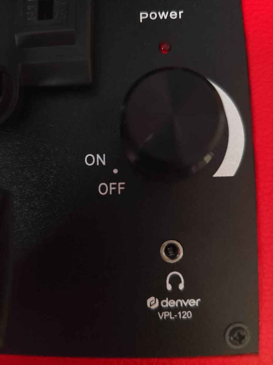 Denver VPL-120 MK2 111201100040 Βαλιτσάκι Πικάπ με Προενίσχυση και Ενσωματωμένα Ηχεία Μπλε