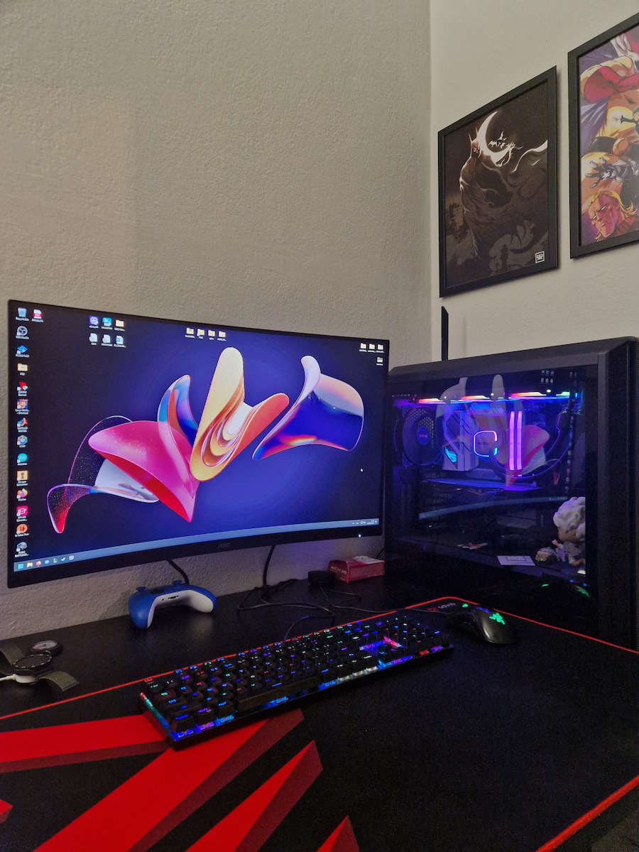 AOC CQ32G4VE VA HDR Curved Monitor 32" QHD 2560x1440 180Hz με Χρόνο Απόκρισης 1ms GTG