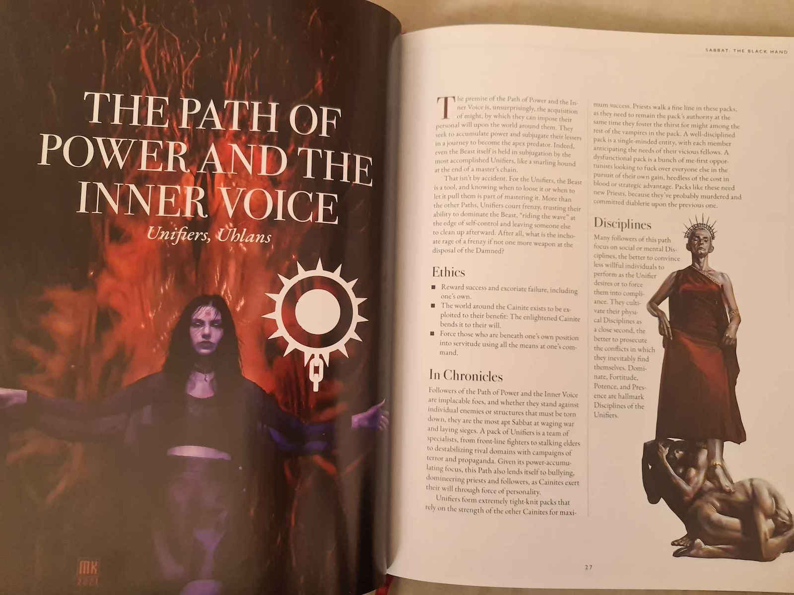 Modiphius Entertainment Vampir: Die Maskerade Sabbat The Black Hand RGS09388