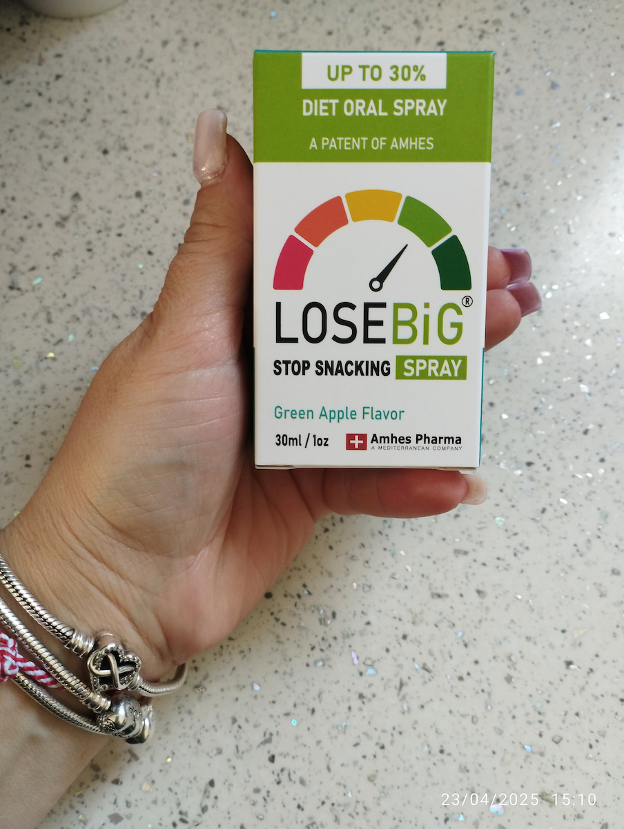 Amhes Losebig Spray Добавка за Отслабване 30ml Мента