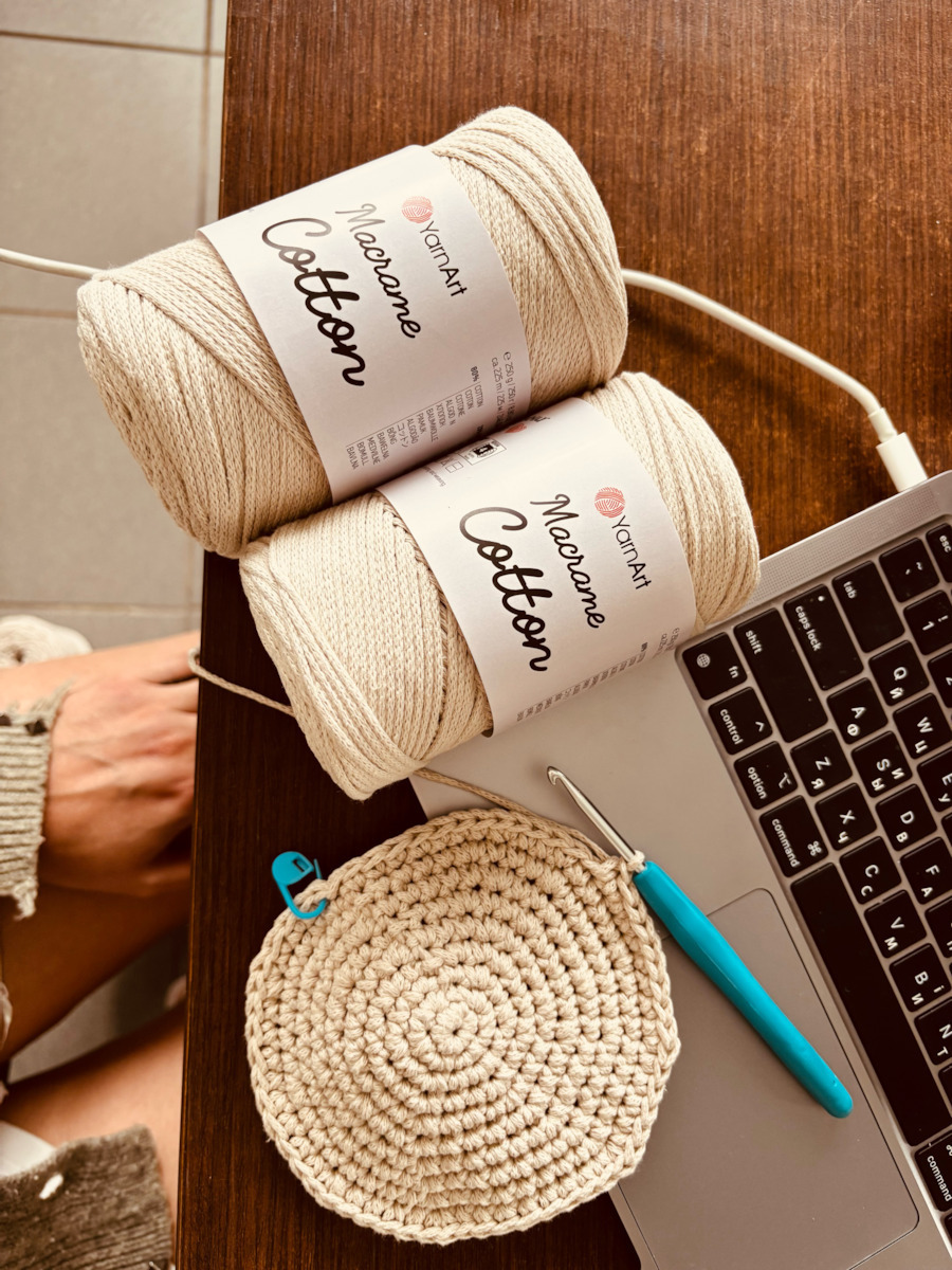 YarnArt Macrame Macrame Sintetic Violet 130m 90gr