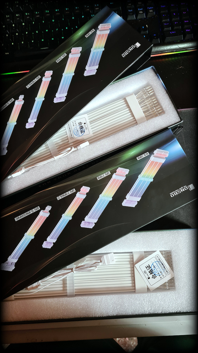 Jonsbo Pc Light Cable Dy-2 M B 24 Pin 24 Cm Argb White
