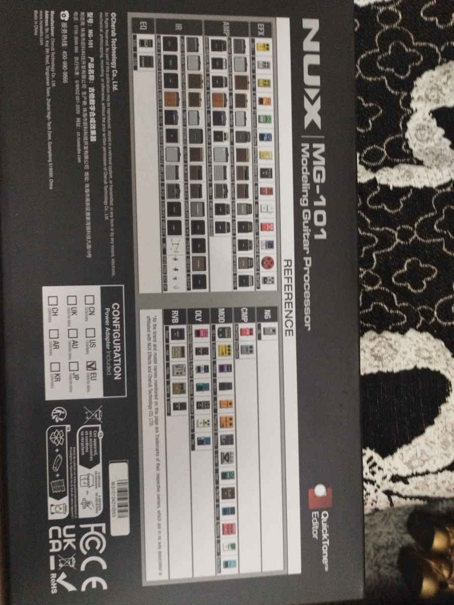NUX MG-101 Πολυεφέ Ηλεκτρικής Κιθάρας