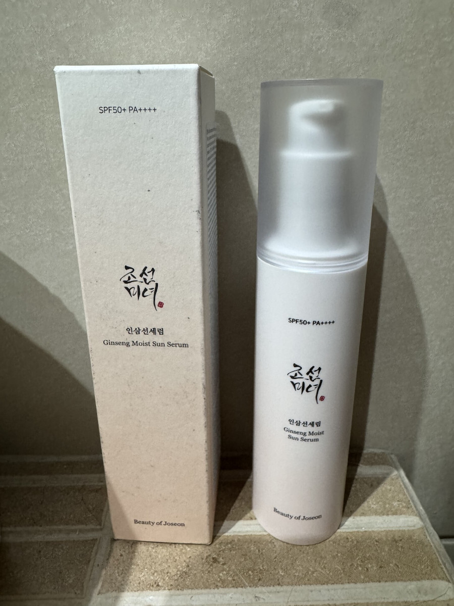 Beauty of Joseon Ginseng Moist Sun Serum Serum de Protecție Solară pentru Corp SPF50 50ml