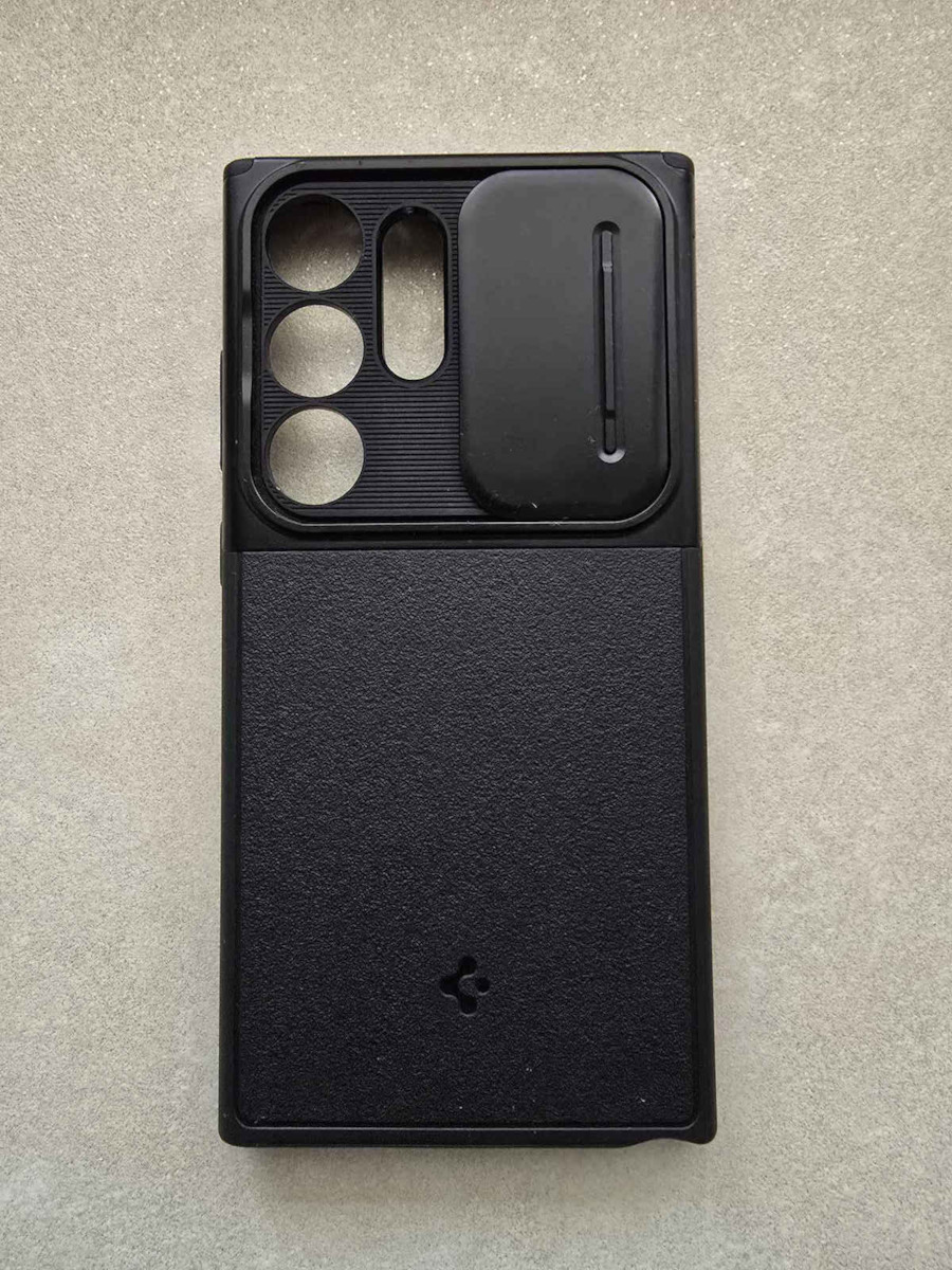 Spigen Optik Armor Back Cover Silicone / Plastic 2mm Black (Galaxy S24 Ultra)
