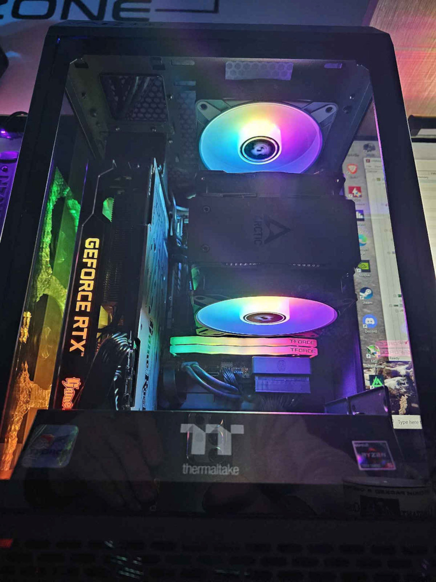 Thermaltake The Tower 100 Gaming Mini Tower Κουτί Υπολογιστή με Πλαϊνό Παράθυρο Μαύρο