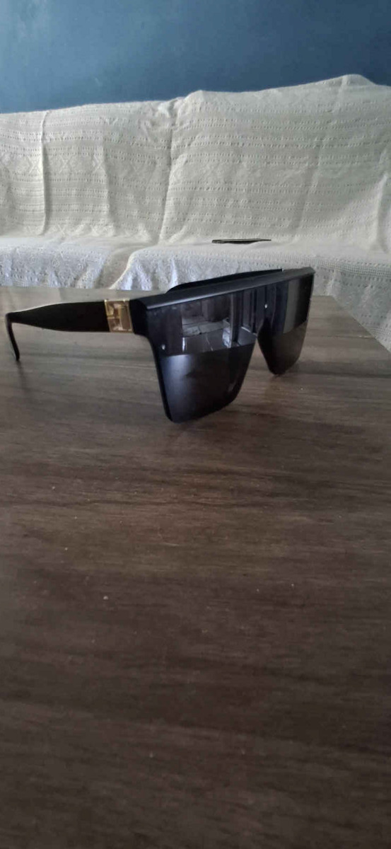Optosquad Unisex Sunglasses with Black Plastic Frame and Black Lens 2102