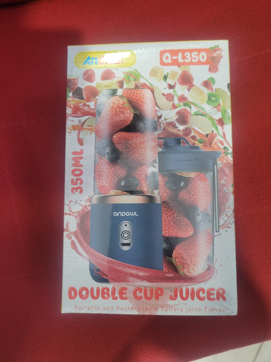 Blender with Plastic Jug 350 ml Blue Q-L350