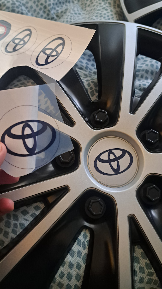 Wheel Covers Set Cridem Rapide 4pcs - Silver/black - 15''