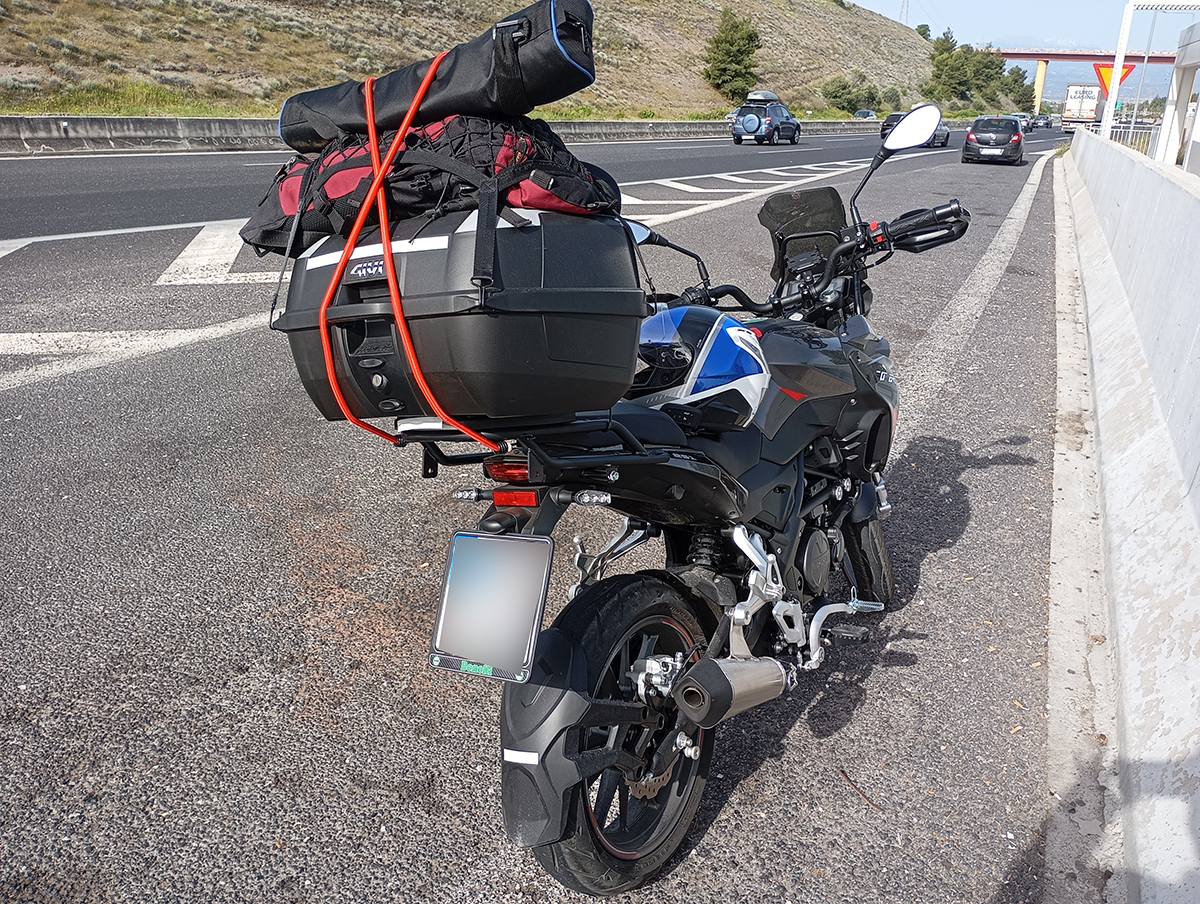Givi Monolock Μπαγκαζιέρα Μοτοσυκλέτας 45lt Μαύρη