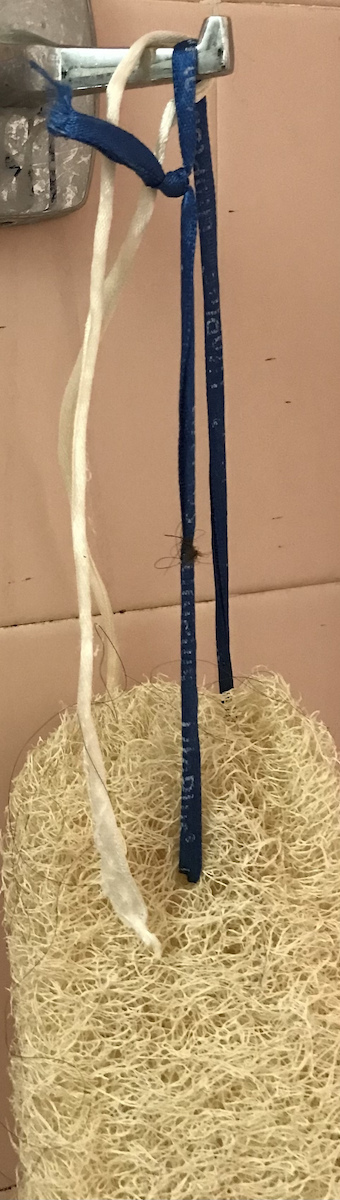 LifoPlus Natural Ακατέργαστη Λούφα κατά της Κυτταρίτιδας 15cm με Κορδόνι Μπεζ 1τμχ