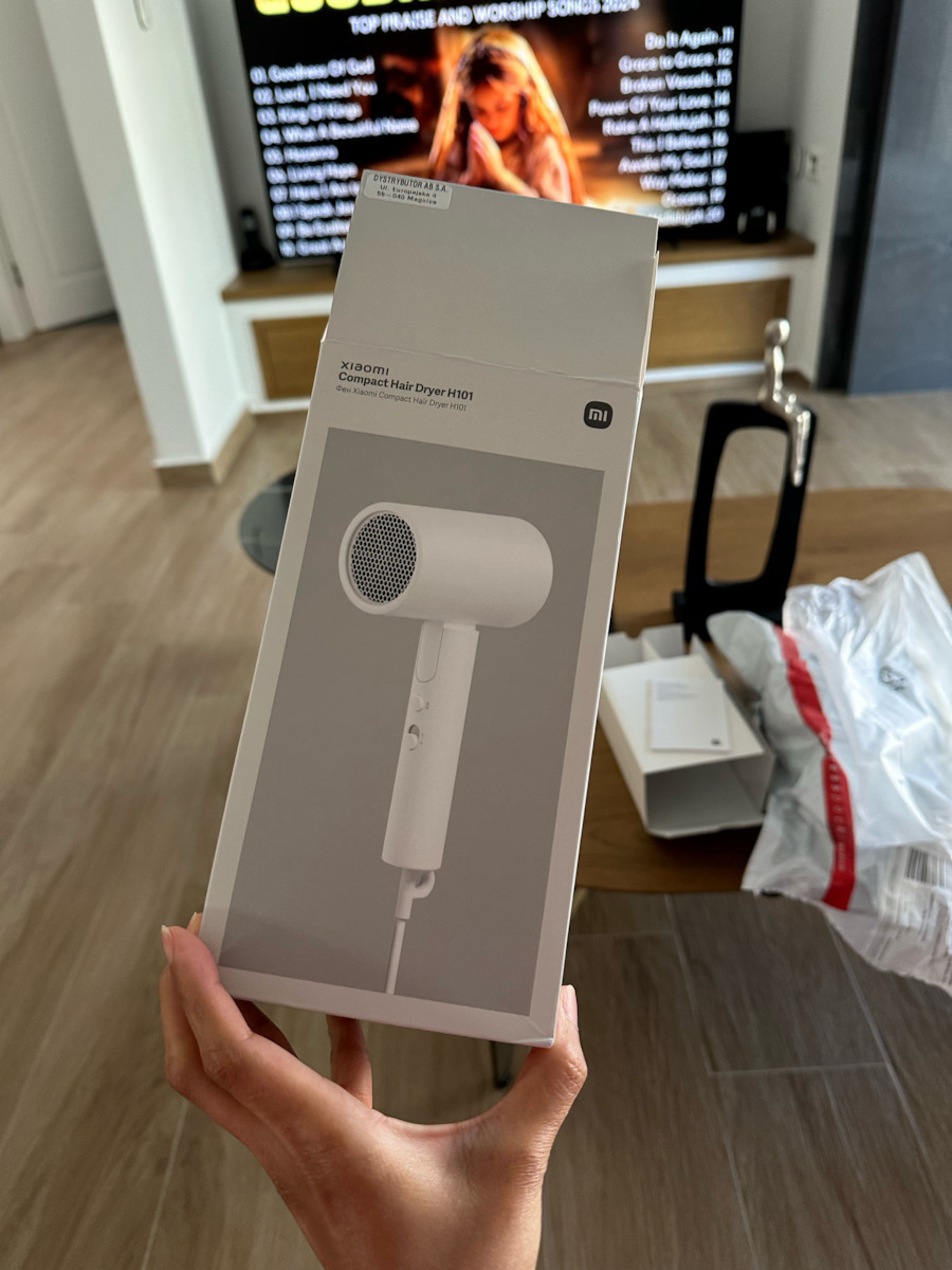 Xiaomi Ionic Πιστολάκι Μαλλιών Ταξιδίου 1600W