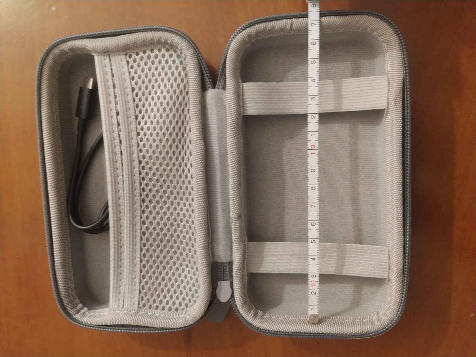 Toiletry Bag in Gray color 18.1cm