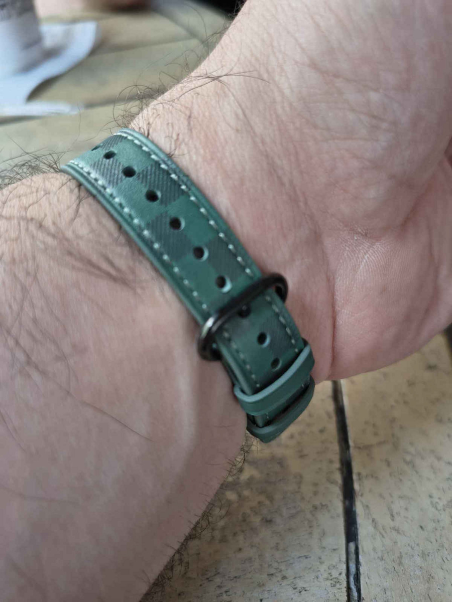 Xiaomi Λουράκι Δερμάτινο Πράσινο (Smart Band 8 / Smart Band 9 / Smart Band 10)