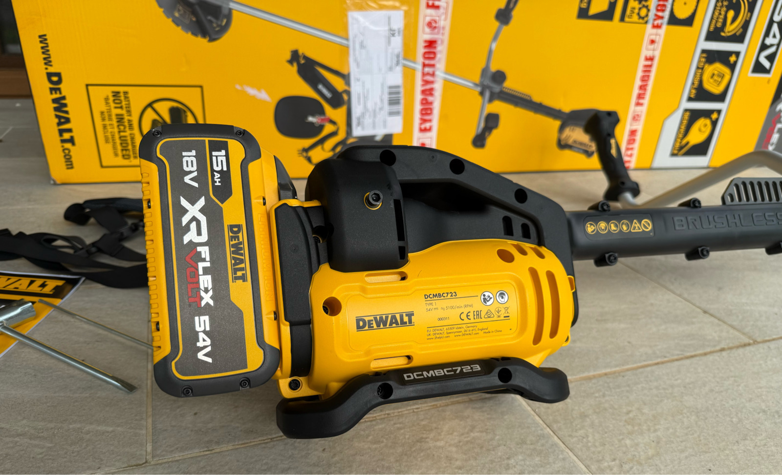 Dewalt Freischneider Schulter/Hand Batterie