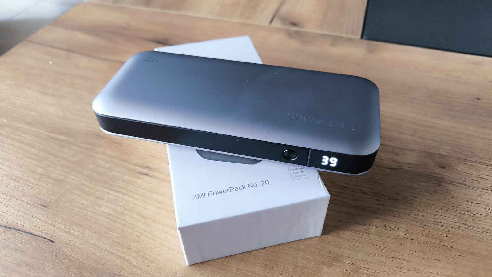 ZMI Qb826g Power Bank 25000mAh με Θύρα USB-A και 2 Θύρες USB-C Power Delivery / Quick Charge 3.0 Γκρι