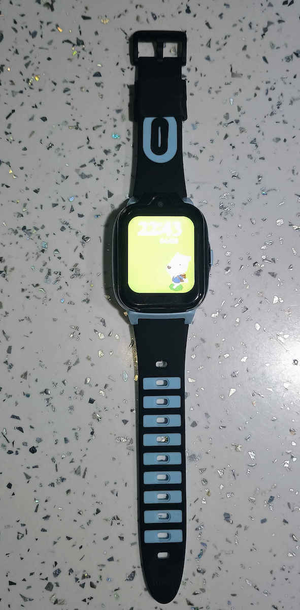Hoco Kids Digital Watch with GPS and Rubber/Plastic Strap Blue